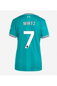 Liverpool Florian Wirtz #7 Fotballdrakt Tredje Klær Dame 2025-26 Korte ermer